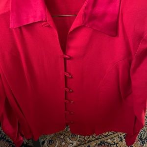 Red blouse